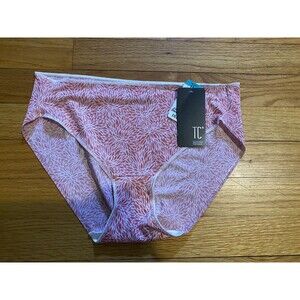Total Comfort Floral Multi Color Panty Large Panty NWT